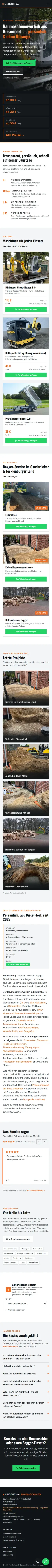 Handwerker — Mobile-Ansicht der Live-Site